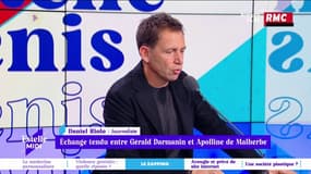 Échange tendu entre Gérald Darmanin et Apolline de Malherbe: "Cette séquence est très gênante" juge Daniel Riolo.