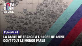 La carte de France à l’encre de Chine dont tout le monde parle 