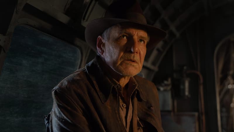 Harrison Ford dans "Indiana Jones et le Cadran de la destinée".