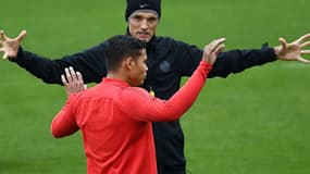Thiago Silva et Thomas Tuchel