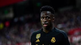 L'attaquant du Real Madrid Vinicius Jr face au Séville FC