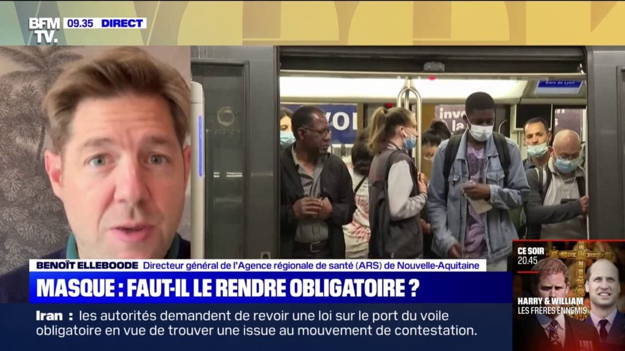 Port du masque "On parie sur la responsabilité de la population" selon