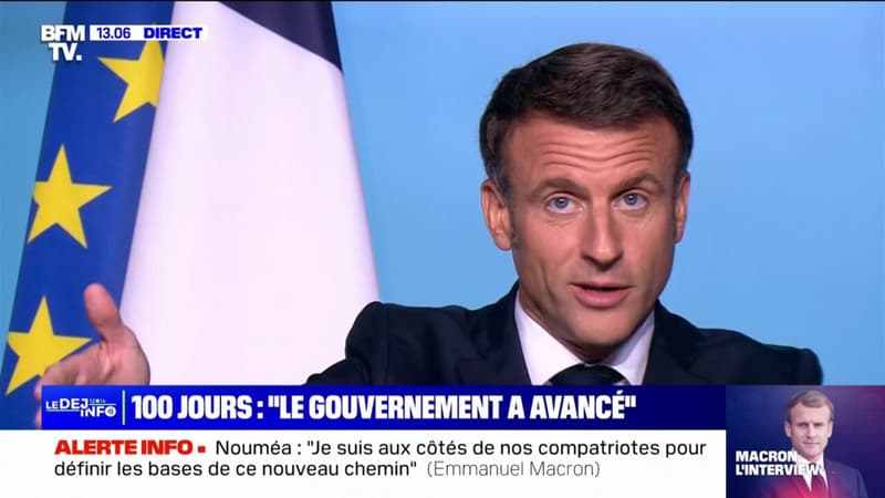 Émeutes: Emmanuel Macron prône 
