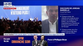 Discours de rentrée du RN: pour Jonas Haddad, porte-parole adjoint LR, "Jordan Bardella ne vit pas dans la réalité du timing actuel"