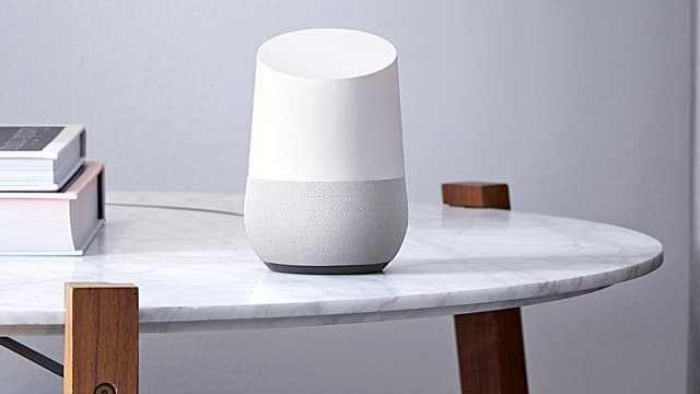 Le boîtier Google Home