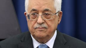 Le président palestinien Mahmoud Abbas, ici le 23 avril à Ramallah, a qualifié dimanche l'holocauste de "crime le plus odieux" de l'ère moderne.