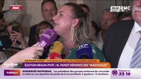 Élection Braun-Pivet : Mathilde Panot dénonce des "magouilles"