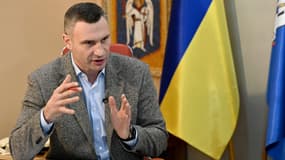 Vitali Klitschko, à Kiev le 10 février 2022