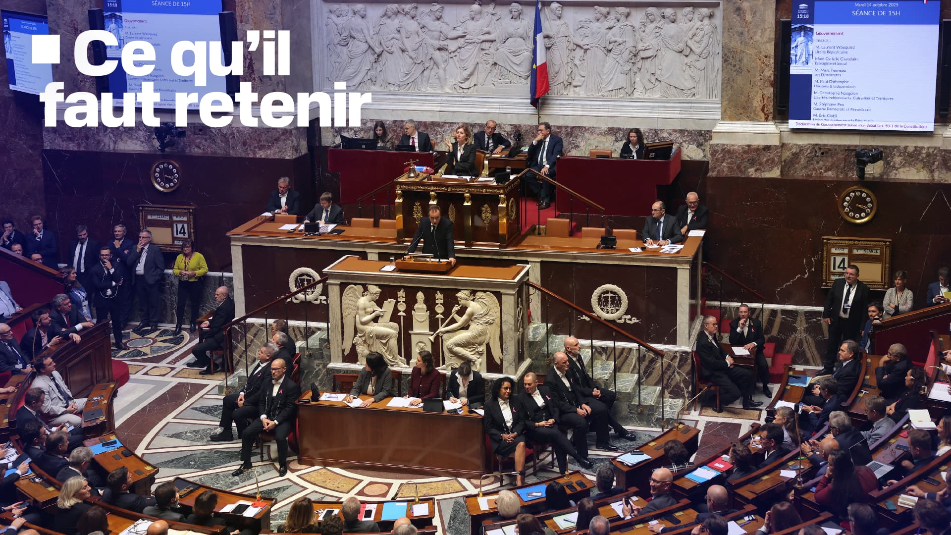 Retraites, budget, 49.3… Ce qu'il faut retenir de la déclaration de politique générale de Sébastien Lecornu
