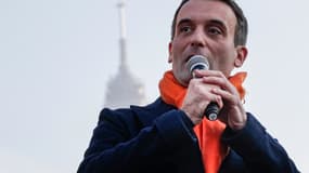 Florian Philippot à Paris le 15 janvier 2022