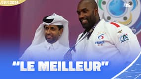 JO 2024 / Judo : "Riner, c'est le meilleur" sourit Al Khelaifi venu voir "(son) athlète" du PSG