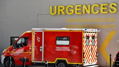 Un camion de pompiers devant un service d'urgences (illustration)