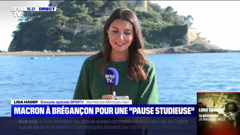 Emmanuel Macron en vacances au fort de Brégançon pour une 