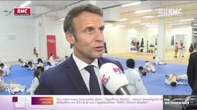 Emmanuel Macron veut "chasser l'incivisme du sport"