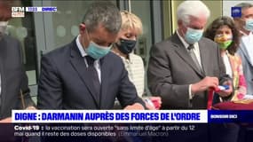 Digne-les-Bains: Gérald Darmanin inaugure le nouveau commissariat