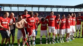 Le joie des joueurs du Bayern Munich