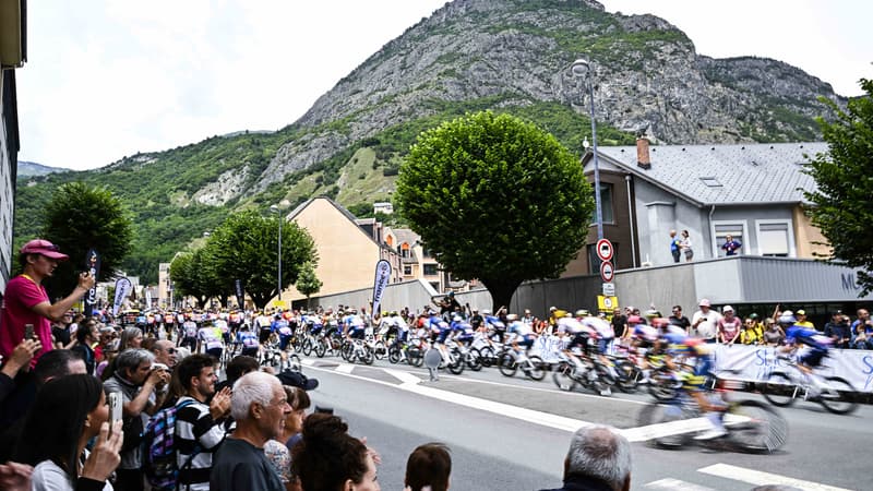Le peloton du Tour de France (illustration).