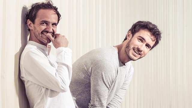 Sylvain Duthu et Florent Dasque, membres de Boulevard des Airs.