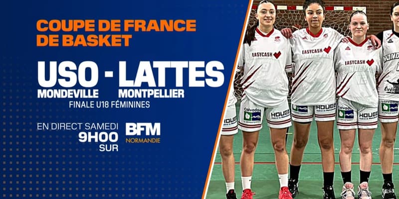 Coupe de France de basket: suivez la finale U18 féminines entre USO Mondeville et Lattes Montpellier