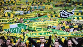 Les Supporters nantais à la Beaujoire