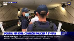 Port du masque : contrôle policier à Lyon