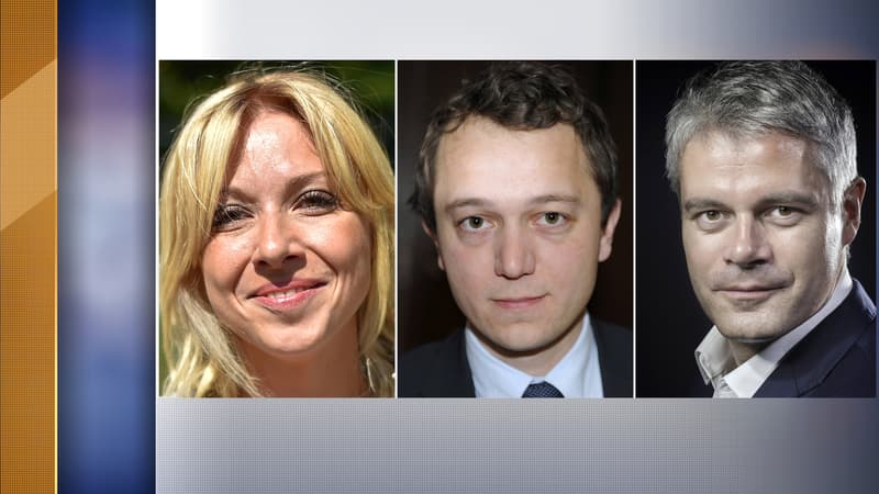 Florence Portelli et Maël de Calan sont furieux contre Laurent Wauquiez (à droite).