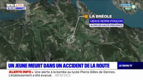 Alpes-de-Haute-Provence: un conducteur de 18 ans meurt dans une sortie de route