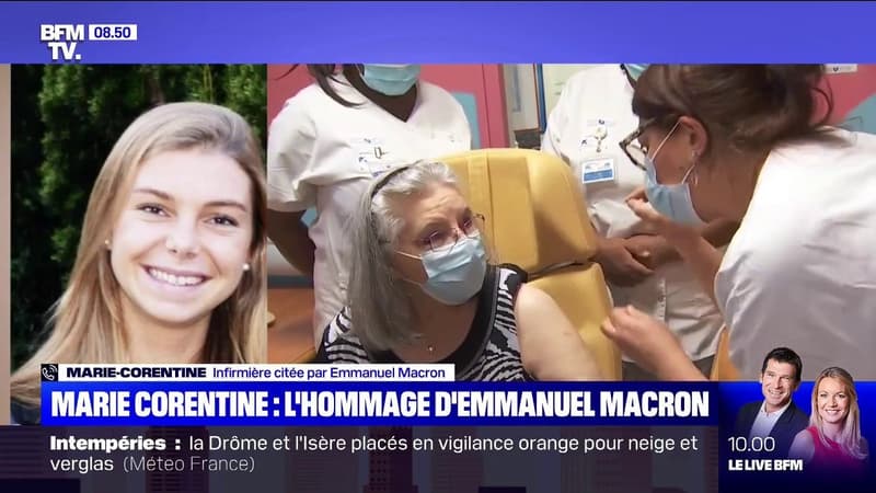 Citée par Emmanuel Macron dans ses vœux, cette infirmière