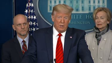 Point presse de Donald Trump sur le coronavirus le 19 mars