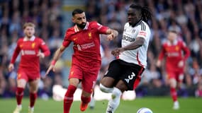 Mohamed Salah lors de Fulham-Liverpool, le 6 avril 2025 en Premier League