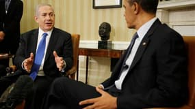 Dans le Bureau ovale de la Maison blanche, Barack Obama a assuré à Benjamin Netanyahu que les Etats-Unis soutiendraient toujours Israël face à la menace de l'Iran, tout en affirmant qu'il restait du temps pour résoudre par la voie diplomatique la crise li