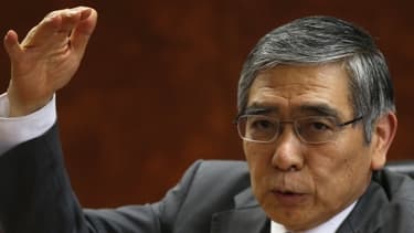 Le président de la Banque du Japon, Haruhiko Kuroda