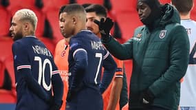 Demba Ba lors de PSG-Basaksehir