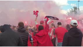 Losc - Saint-Etienne : L'ambiance monte devant le stade Pierre-Mauroy !