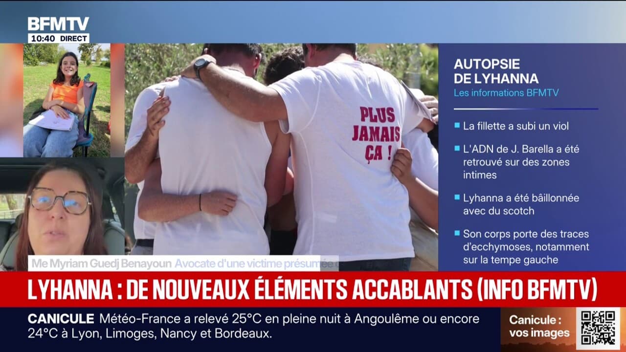 Mort de Lyhanna: "J'espère sincèrement que ce sera le dernier échec judiciaire des violences faites aux enfants", confie Myriam Guedj Benayoun, avocate de Léa, victime présumée de Jérôme Barella