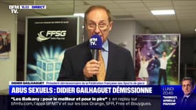 Didier Gailhaguet: "Dès le premier jour, j'ai compris la gravité de la situation"