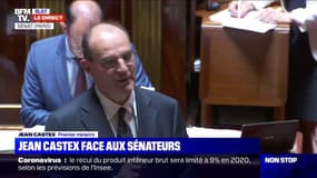 Face au Sénat, Jean Castex exprime sa "vive émotion"