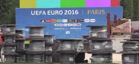 La Fan Zone de Paris prend forme