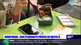 Montreuil: 600 étudiants privés de restaurant universitaire