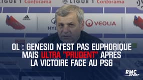 OL : Genesio n'est pas euphorique mais ultra "prudent" après la victoire face au PSG