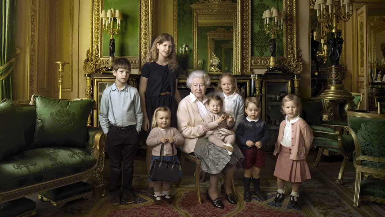 La reine Elizabeth II et ses descendants La reine Elizabeth II et ses descendants