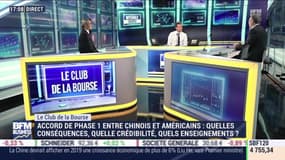 Le Club de la Bourse: accord de phase 1 entre Chinois et Américains, quelles conséquences, quelle crédibilité et quels enseignements ? - 16/01