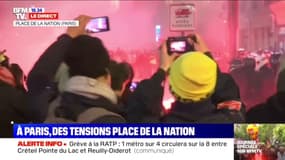 Manifestation contre la réforme des retraites: de nouvelles tensions dans le cortège parisien