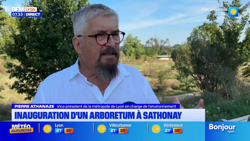 Rhône: inauguration d'un arboretum à Sathonay-Camp