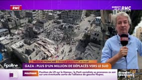 Un million de Gazaouis a quitté sa maison et s'est déplacé vers le sud du territoire