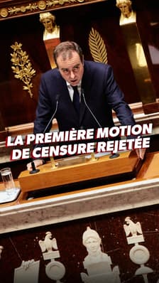 La première motion de censure rejetée 
