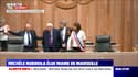 Marseille: élue maire, Michèle Rubirola revêt l'écharpe tricolore