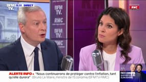 "Il est hors de question que des salariés, des français paient plus d'impôt sur le revenu avec l'inflation", déclare Bruno Le Maire