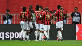 L'OGC Nice, à l'Allianz Riviera le 17 mai 2025