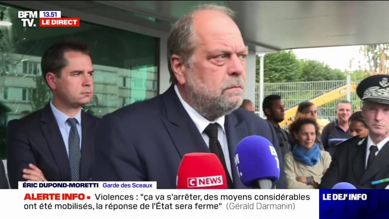 Nuit de tensions: Éric Dupond-Moretti rend 